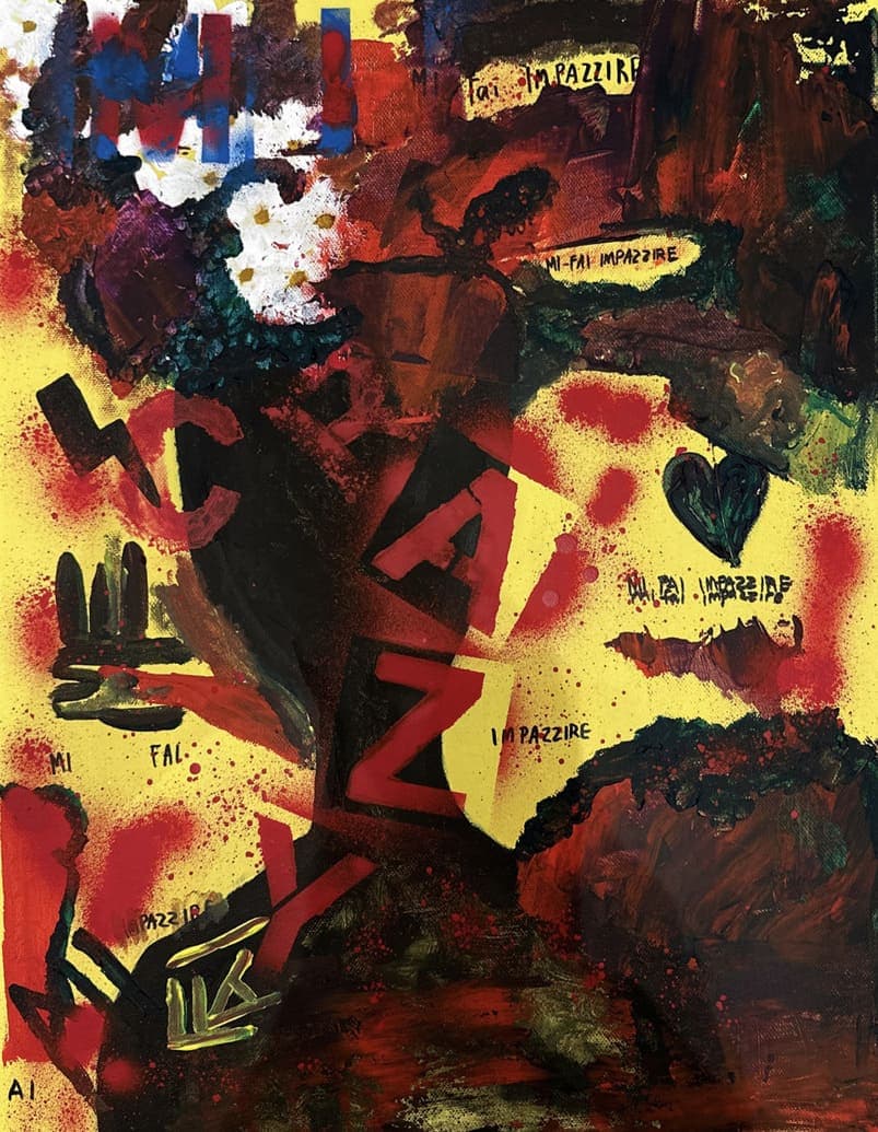 MI FAI IMPAZZIRE, a notartstry artwork inspired by BLANCO.